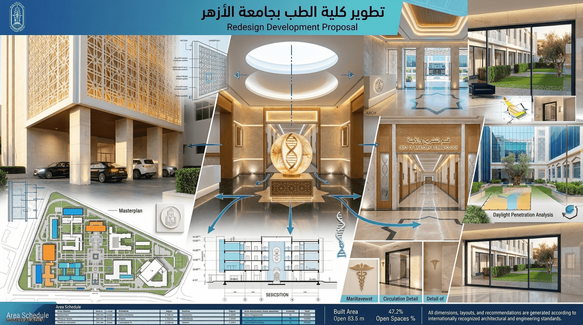 مقترح تطوير النسيج المعماري